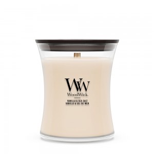 Lumanare Parfumata Borcan Mediu Vanilla & Sea Salt, WoodWick®