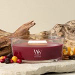 Lumanare Parfumata Ellipse Spiced Blackberry, WoodWick® Lumanare Parfumata Ellipse Spiced Blackberry, WoodWick®
