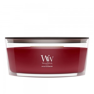 Lumanare Parfumata Ellipse Spiced Blackberry, WoodWick® 