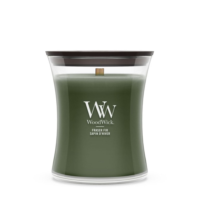 Lumanare Parfumata Borcan Mediu Fraser Fir, WoodWick® Lumanare Parfumata Borcan Mediu Fraser Fir, WoodWick®