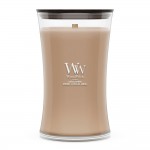 Lumanare Parfumata Borcan Mare Santal Myrrh, WoodWick® Lumanare Parfumata Borcan Mare Santal Myrrh, WoodWick®