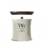 Lumanare Parfumata Borcan Mediu Fireside, WoodWick® Lumanare Parfumata Borcan Mediu Fireside, WoodWick®