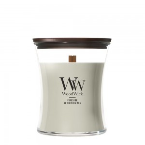 Lumanare Parfumata Borcan Mediu Fireside, WoodWick®