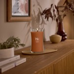 Lumanare Parfumata Borcan Mare Saffron Smoke, WoodWick® Lumanare Parfumata Borcan Mare Saffron Smoke, WoodWick®