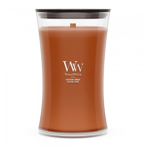 Lumanare Parfumata Borcan Mare Saffron Smoke, WoodWick®