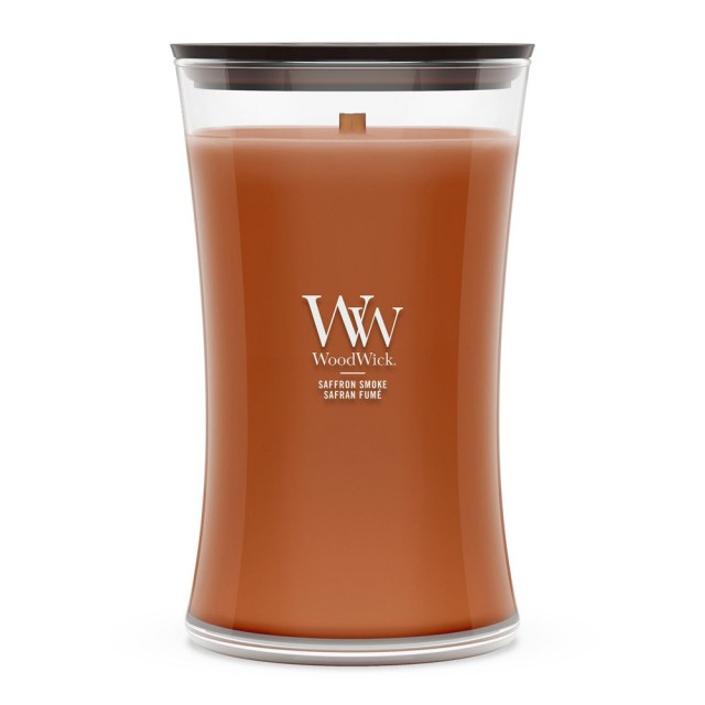 Lumanare Parfumata Borcan Mare Saffron Smoke, WoodWick® Lumanare Parfumata Borcan Mare Saffron Smoke, WoodWick®