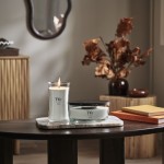Lumanare Parfumata Borcan Mare White Teak, WoodWick® Lumanare Parfumata Borcan Mare White Teak, WoodWick®