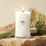 Lumanare Parfumata Borcan Mare White Teak, WoodWick® Lumanare Parfumata Borcan Mare White Teak, WoodWick®