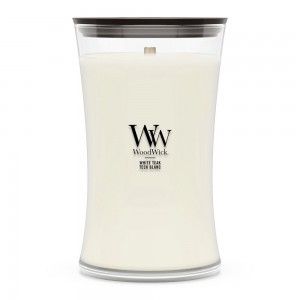 Lumanare Parfumata Borcan Mare White Teak, WoodWick®