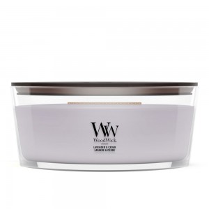 Lumanare Parfumata Ellipse Lavender & Cedar, WoodWick® 