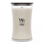 Lumanare Parfumata Borcan Mare Tonka & Almond Milk, WoodWick® Lumanare Parfumata Borcan Mare Tonka & Almond Milk, WoodWick®
