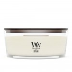 Lumanare Parfumata Ellipse White Teak, WoodWick® Lumanare Parfumata Ellipse White Teak, WoodWick®
