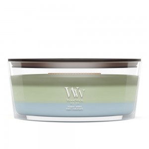 Lumanare Parfumata Ellipse Trilogy Verdant Woods, WoodWick®