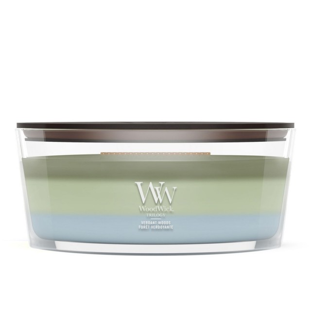 Lumanare Parfumata Ellipse Trilogy Verdant Woods, WoodWick® Lumanare Parfumata Ellipse Trilogy Verdant Woods, WoodWick®