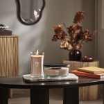 Lumanare Parfumata Borcan Mare Cashmere, WoodWick®