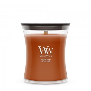 Lumanare Parfumata Borcan Mediu Saffron Smoke, WoodWick®