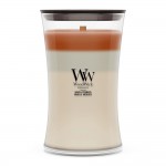 Lumanare Parfumata Borcan Mare Trilogy Vanilla Embers, WoodWick® Lumanare Parfumata Borcan Mare Trilogy Vanilla Embers, WoodWick®