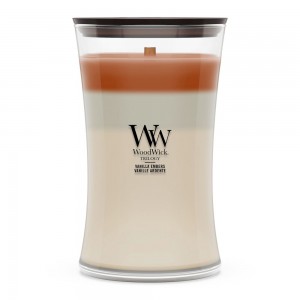 Lumanare Parfumata Borcan Mare Trilogy Vanilla Embers, WoodWick®