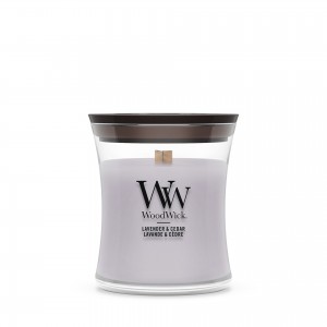 Lumanare Parfumata Borcan Mic Lavender & Cedar, WoodWick®
