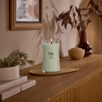 Lumanare Parfumata Borcan Mare Matcha Zest, WoodWick® Lumanare Parfumata Borcan Mare Matcha Zest, WoodWick®