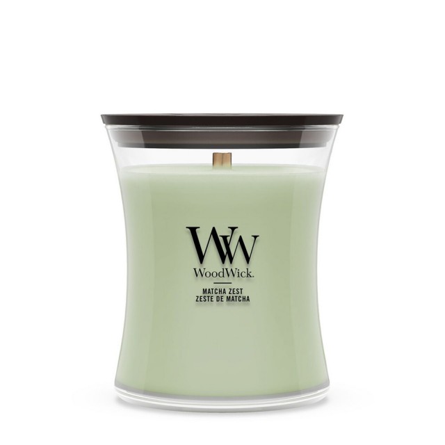 Lumanare Parfumata Borcan Mediu Matcha Zest, WoodWick® Lumanare Parfumata Borcan Mediu Matcha Zest, WoodWick®