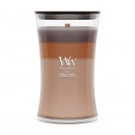 Lumanare Parfumata Borcan Mare Trilogy Radiant Cashmere, WoodWick® Lumanare Parfumata Borcan Mare Trilogy Radiant Cashmere, WoodWick®