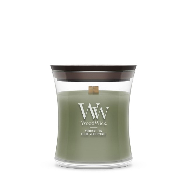 Lumanare Parfumata Borcan Mic Verdant Fig, WoodWick® Lumanare Parfumata Borcan Mic Verdant Fig, WoodWick®