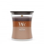 Lumanare Parfumata Borcan Mediu Trilogy Radiant Cashmere, WoodWick®