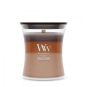 Lumanare Parfumata Borcan Mediu Trilogy Radiant Cashmere, WoodWick®