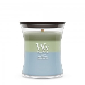 Lumanare Parfumata Borcan Mediu Trilogy Verdant Woods, WoodWick®