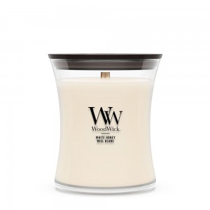 Lumanare Parfumata Borcan Mediu White Honey, WoodWick®