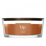 Lumanare Parfumata Ellipse Saffron Smoke, WoodWick® Lumanare Parfumata Ellipse Saffron Smoke, WoodWick®