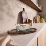 Lumanare Parfumata Ellipse Tonka & Almond Milk, WoodWick® Lumanare Parfumata Ellipse Tonka & Almond Milk, WoodWick®