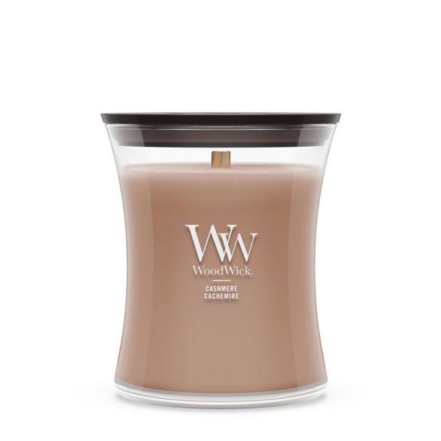 Lumanare Parfumata Borcan Mediu Cashmere, WoodWick® Lumanare Parfumata Borcan Mediu Cashmere, WoodWick®