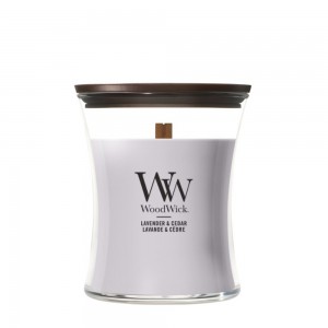 Lumanare Parfumata Borcan Mediu Lavender & Cedar, WoodWick®