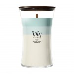 Lumanare Parfumata Borcan Mare Trilogy Driftwood Shores, WoodWick®