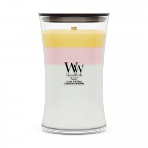 Lumanare Parfumata Borcan Mare Trilogy Floral Blossoms, WoodWick®