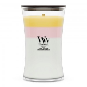 Lumanare Parfumata Borcan Mare Trilogy Floral Blossoms, WoodWick®