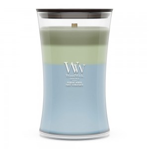 Lumanare Parfumata Borcan Mare Trilogy Verdant Woods, WoodWick®