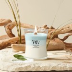 Lumanare Parfumata Borcan Mediu Trilogy Driftwood Shores, WoodWick® Lumanare Parfumata Borcan Mediu Trilogy Driftwood Shores, WoodWick®