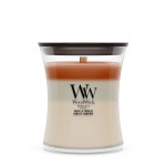 Lumanare Parfumata Borcan Mediu Trilogy Vanilla Embers, WoodWick®