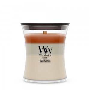 Lumanare Parfumata Borcan Mediu Trilogy Vanilla Embers, WoodWick®