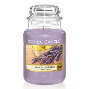 Lumanare Parfumata Borcan Mare Lemon Lavender, Yankee Candle