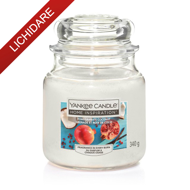 YANKEE CANDLE Home Inspiration Lumanare Parfumata Borcan Mediu Pomegranate Coconut 340gr. YANKEE CANDLE Home Inspiration Lumanare Parfumata Borcan Mediu Pomegranate Coconut 340gr.