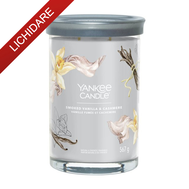 Yankee Candle Lumanare Parfumata Pahar Mare Signature Smoked Vanilla & Cashmere Yankee Candle Lumanare Parfumata Pahar Mare Signature Smoked Vanilla & Cashmere