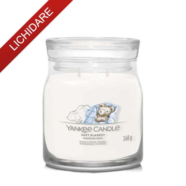 Yankee Candle Lumanare Parfumata Borcan Mediu Signature Soft Blanket Yankee Candle Lumanare Parfumata Borcan Mediu Signature Soft Blanket