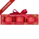 Yankee Candle Set 3 lumanari Mini in sticla Sparkling Cinnamon Yankee Candle Set 3 lumanari Mini in sticla Sparkling Cinnamon