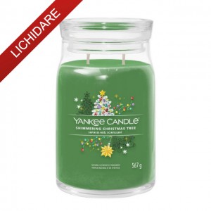 Yankee Candle Lumanare Parfumata Borcan Mare Signature Shimmering Christmas Tree