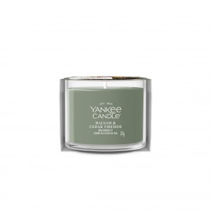 Yankee Candle Lumanare parfumata Mini in sticla Balsam & Cedar Fireside
