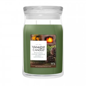 Yankee Candle Lumanare Parfumata Borcan Mare Signature Balsam & Cedar Fireside